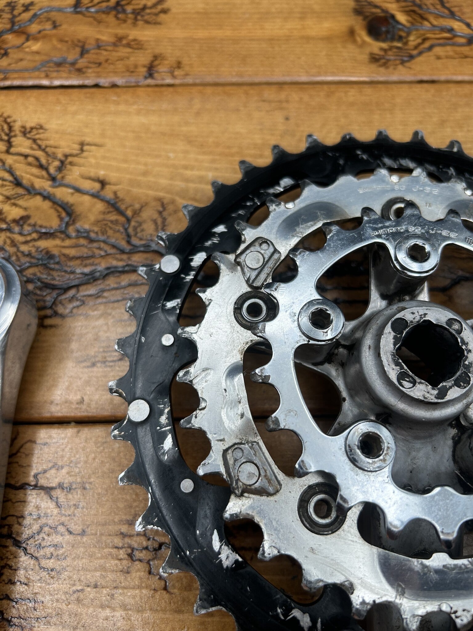 Shimano Deore LX FC-M563 42/32/22 175mm Crankset – Gringineer Cycles
