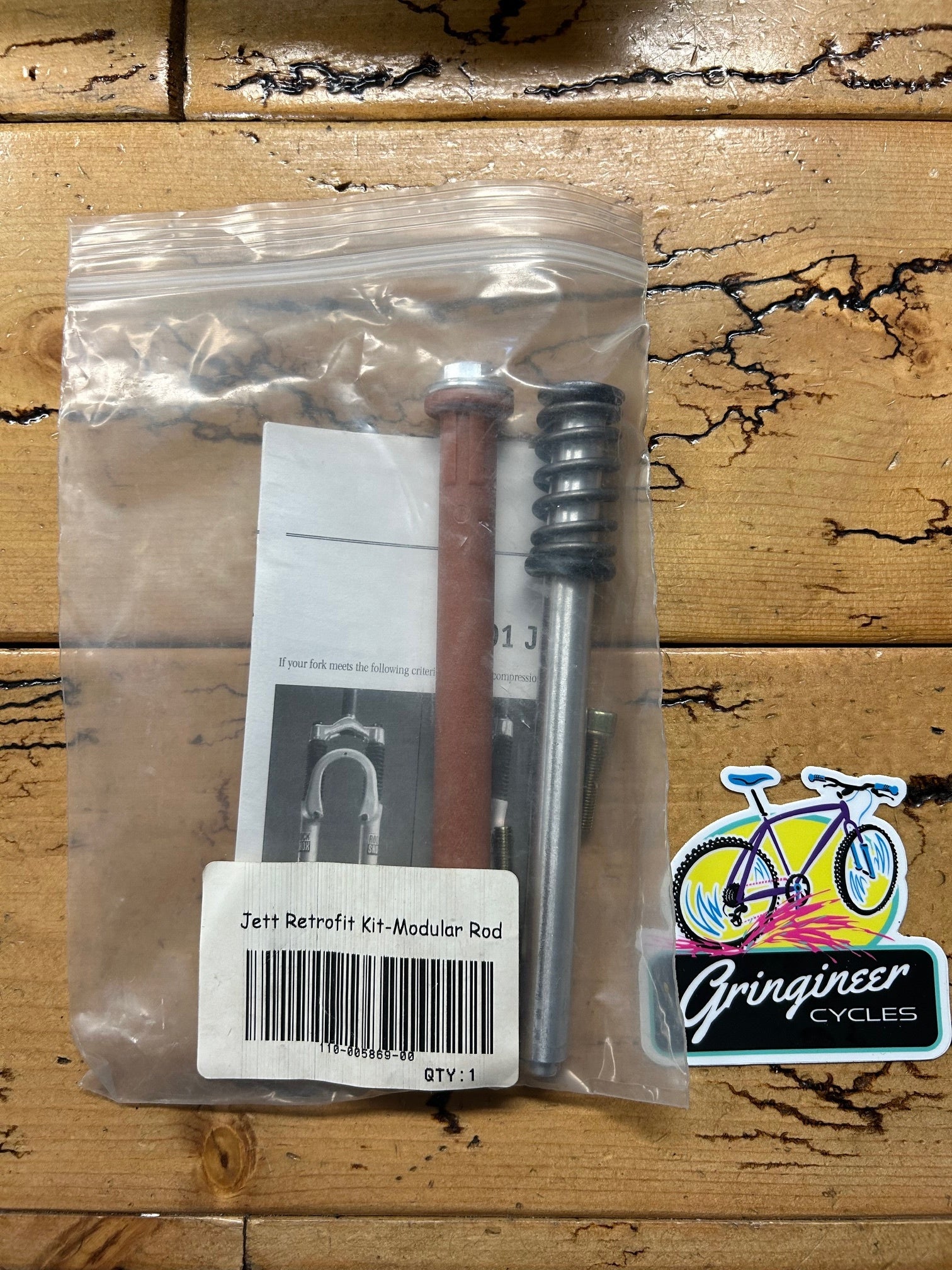 Rockshox Jett Retrofit Kit - Modular Rod – Gringineer Cycles