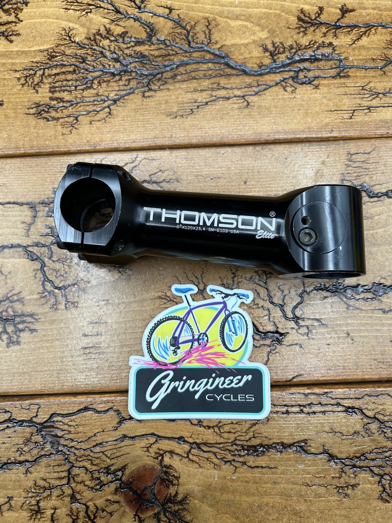 Thomson Elite 120mm 5 Degree 25.4mm 1 1/8 Stem – Gringineer Cycles