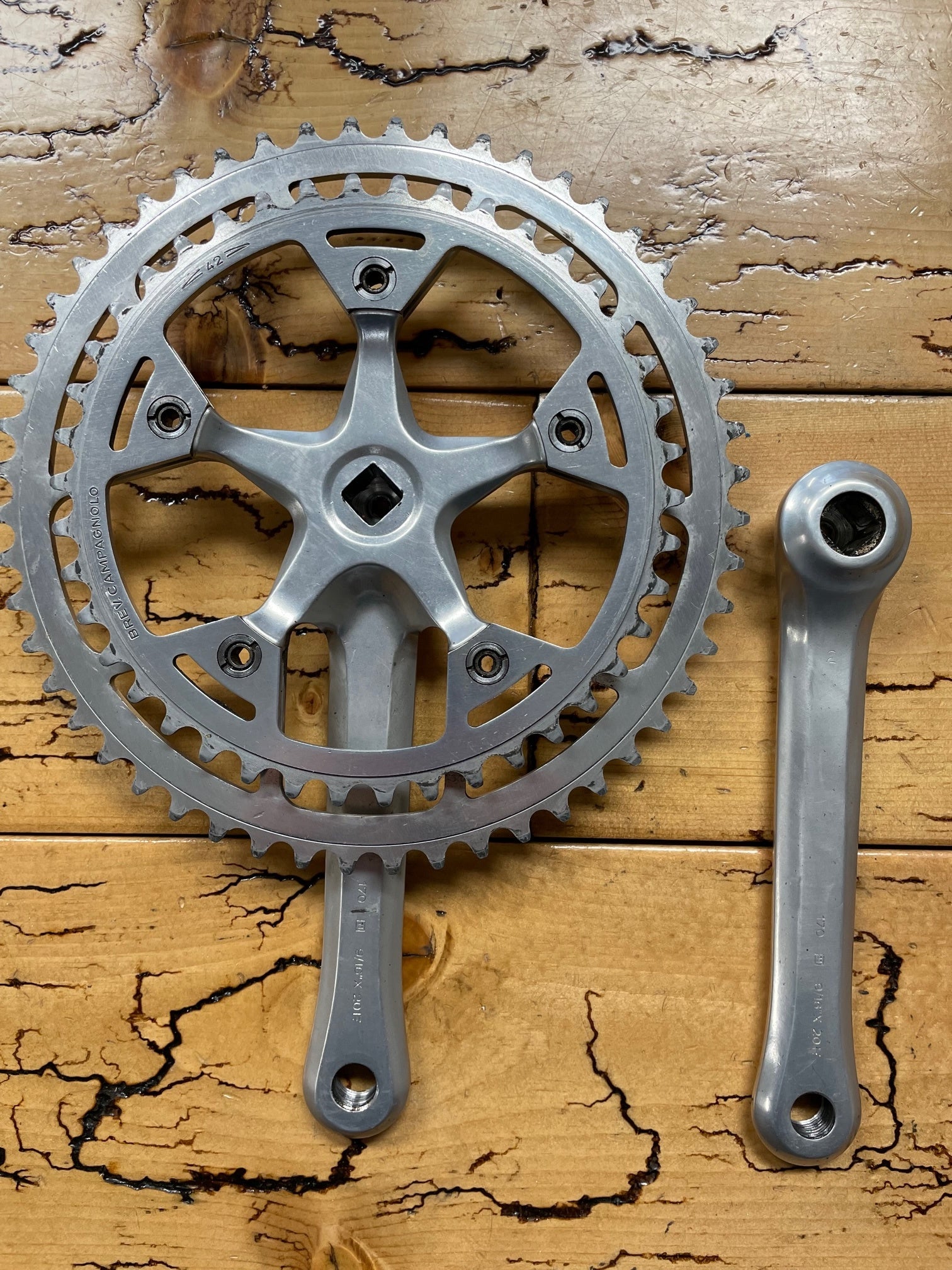 Campagnolo Triomphe 52/42 170mm Crankset – Gringineer Cycles