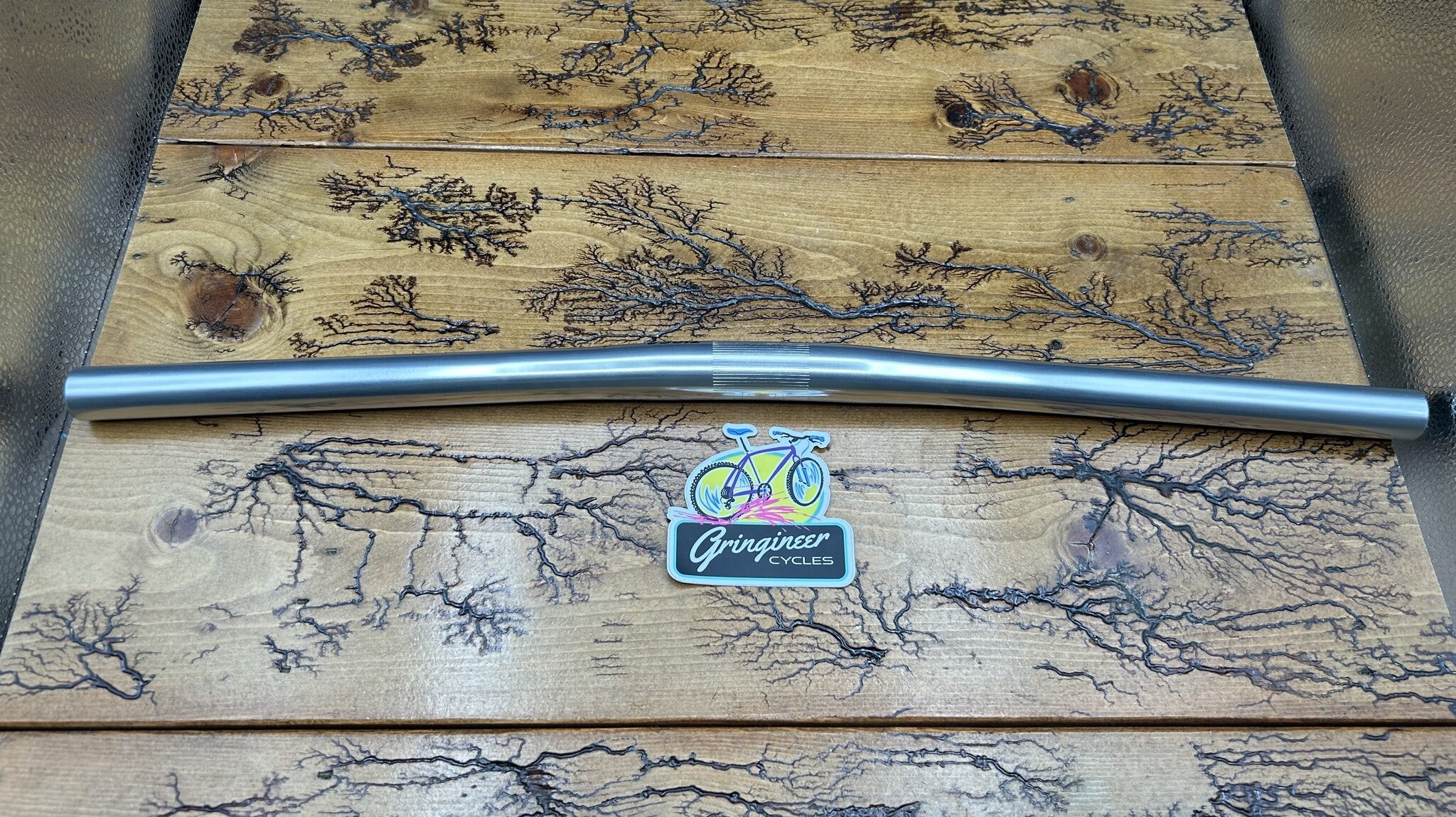 Tioga DL2001 Triple Butted Silver 560mm 25.4mm Handlebar NOS