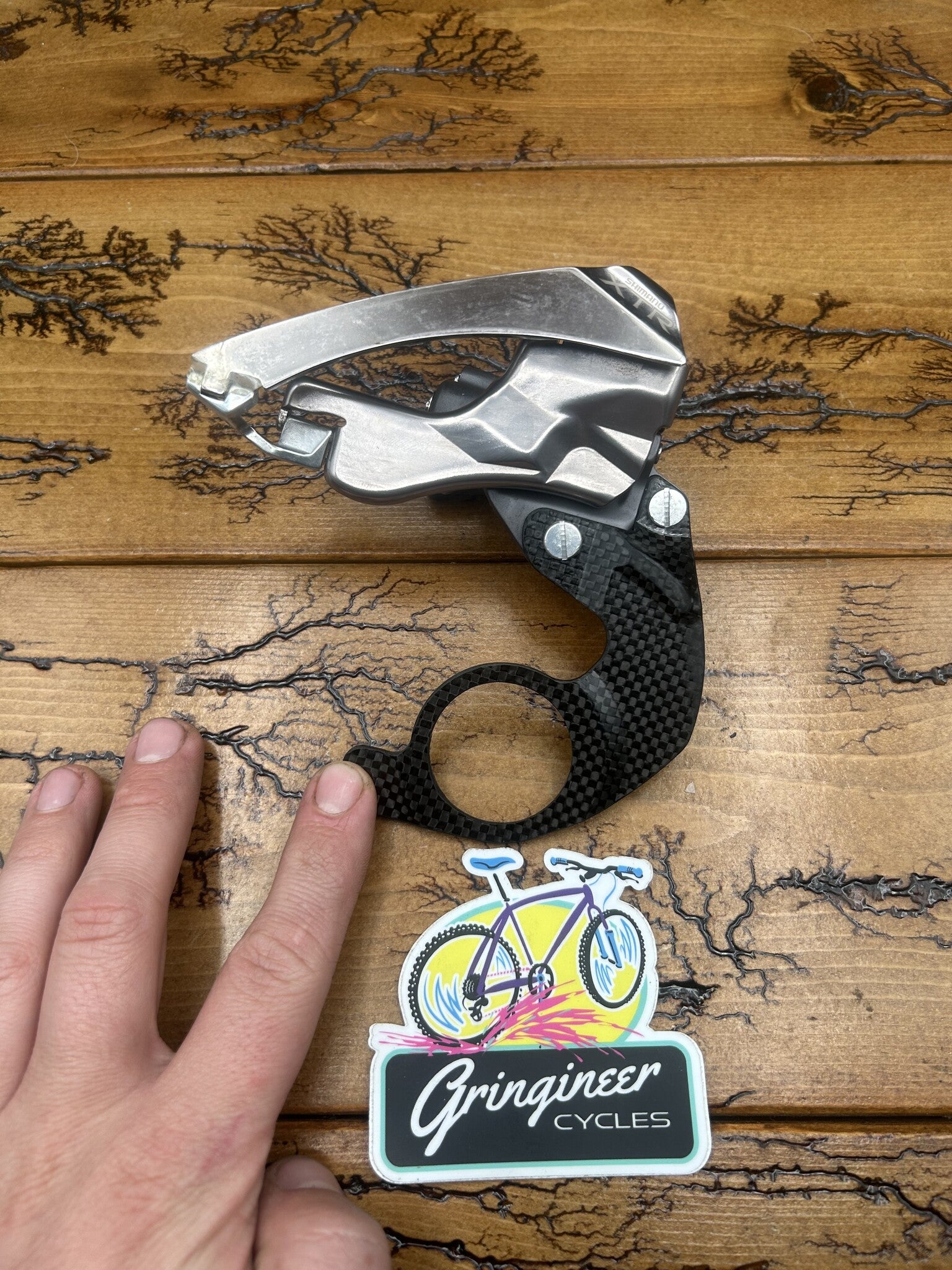 Shimano XTR FD-M950 E Type Top Pull Front Derailleur NOS