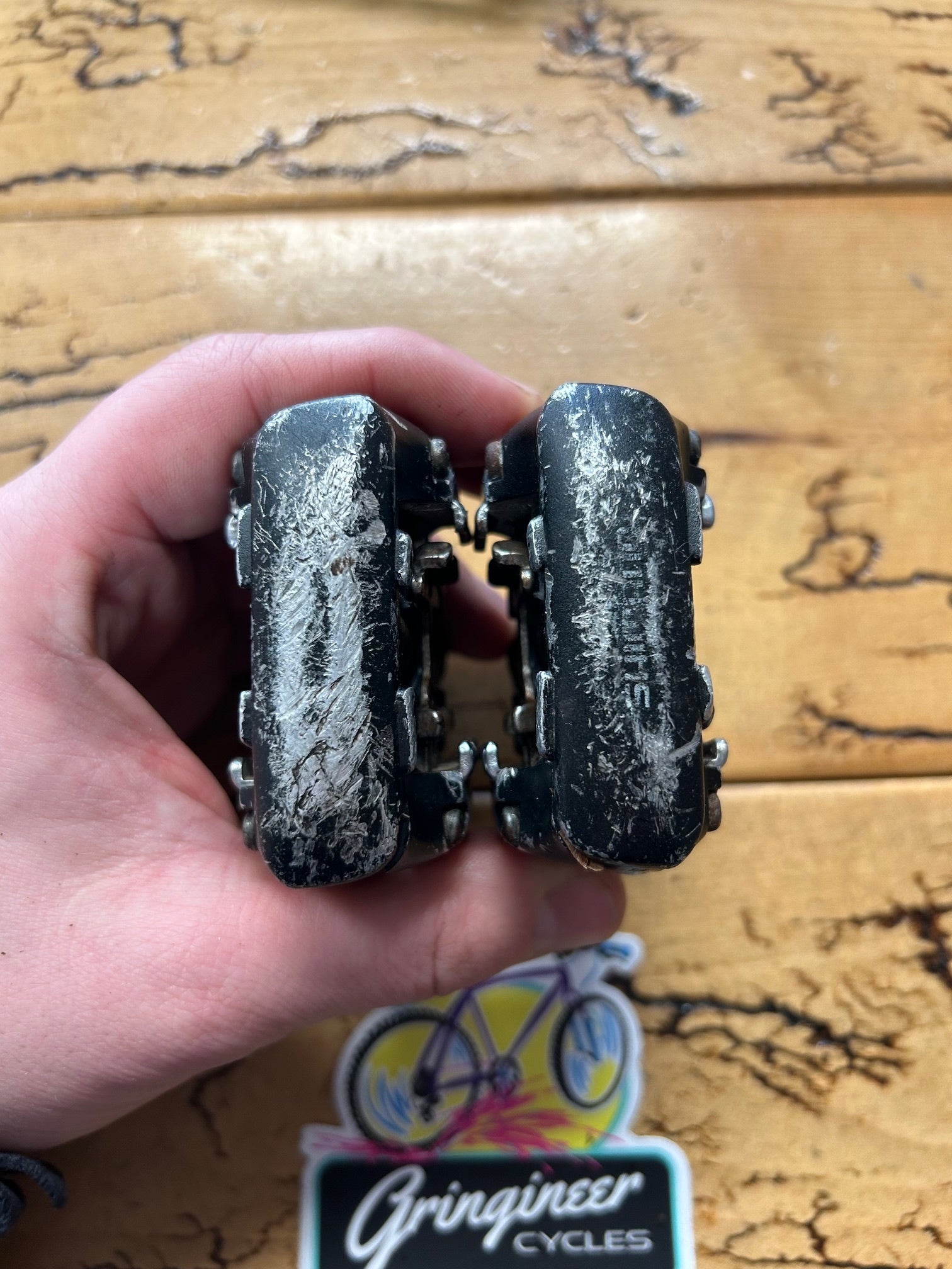 shimano m737 pedals Shimano Deore XT PD-M737 Clipless Pedals – Gringineer Cycles
