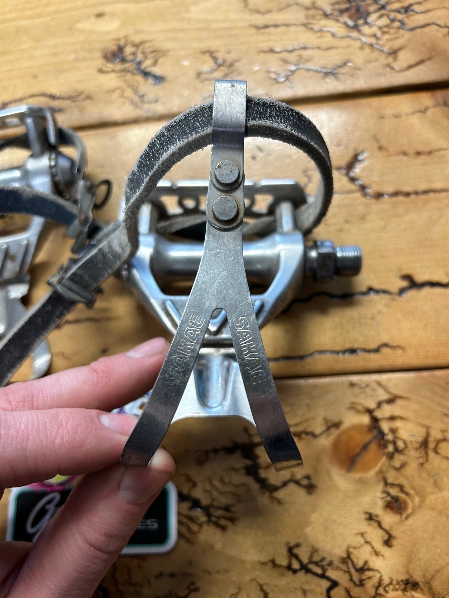 pedals with toe clips and straps SR SP-12 AL Pedals With Toe Cages and Straps – Gringineer Cycles