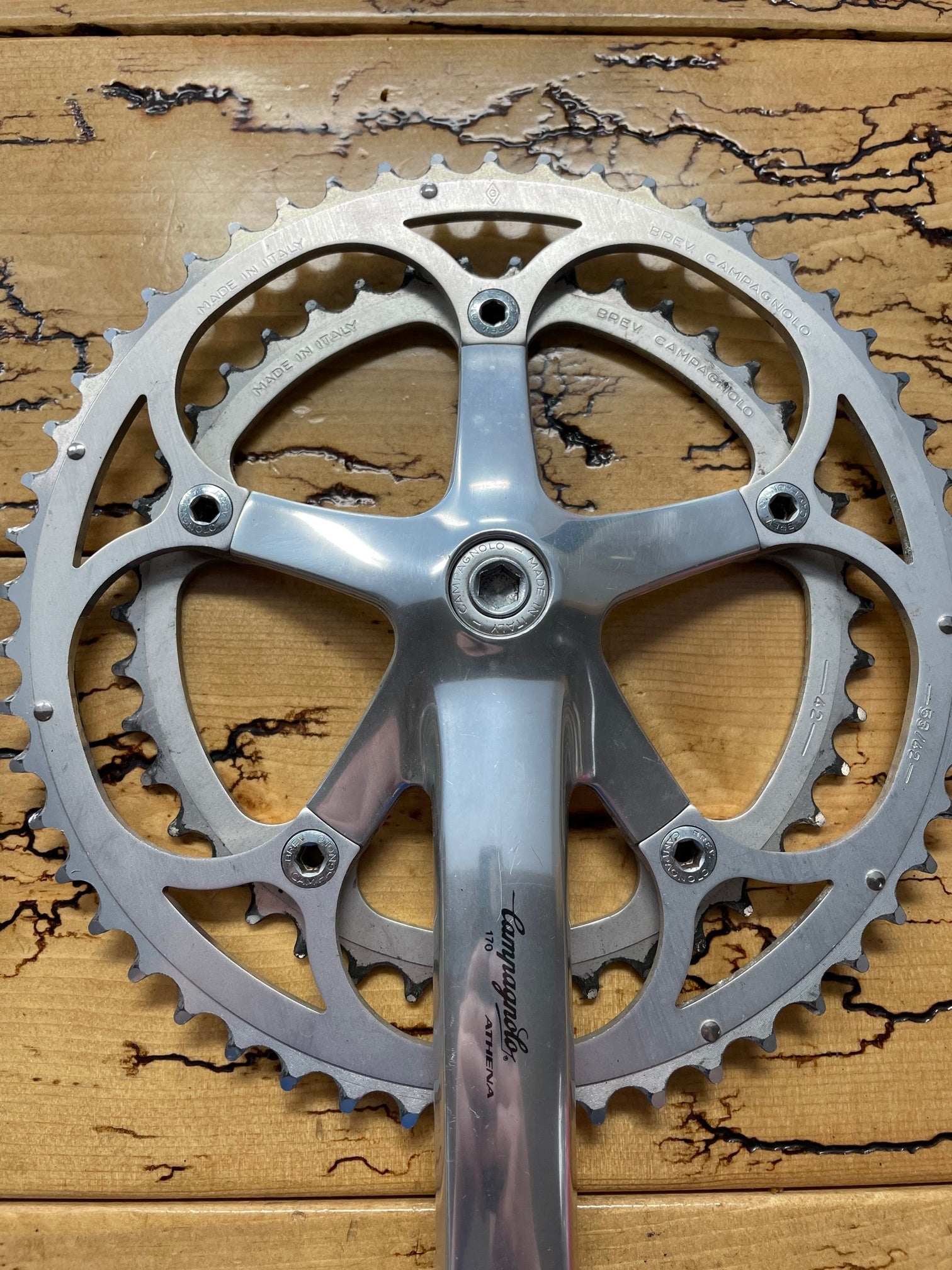 Campagnolo Athena 53/42 170mm Crankset – Gringineer Cycles