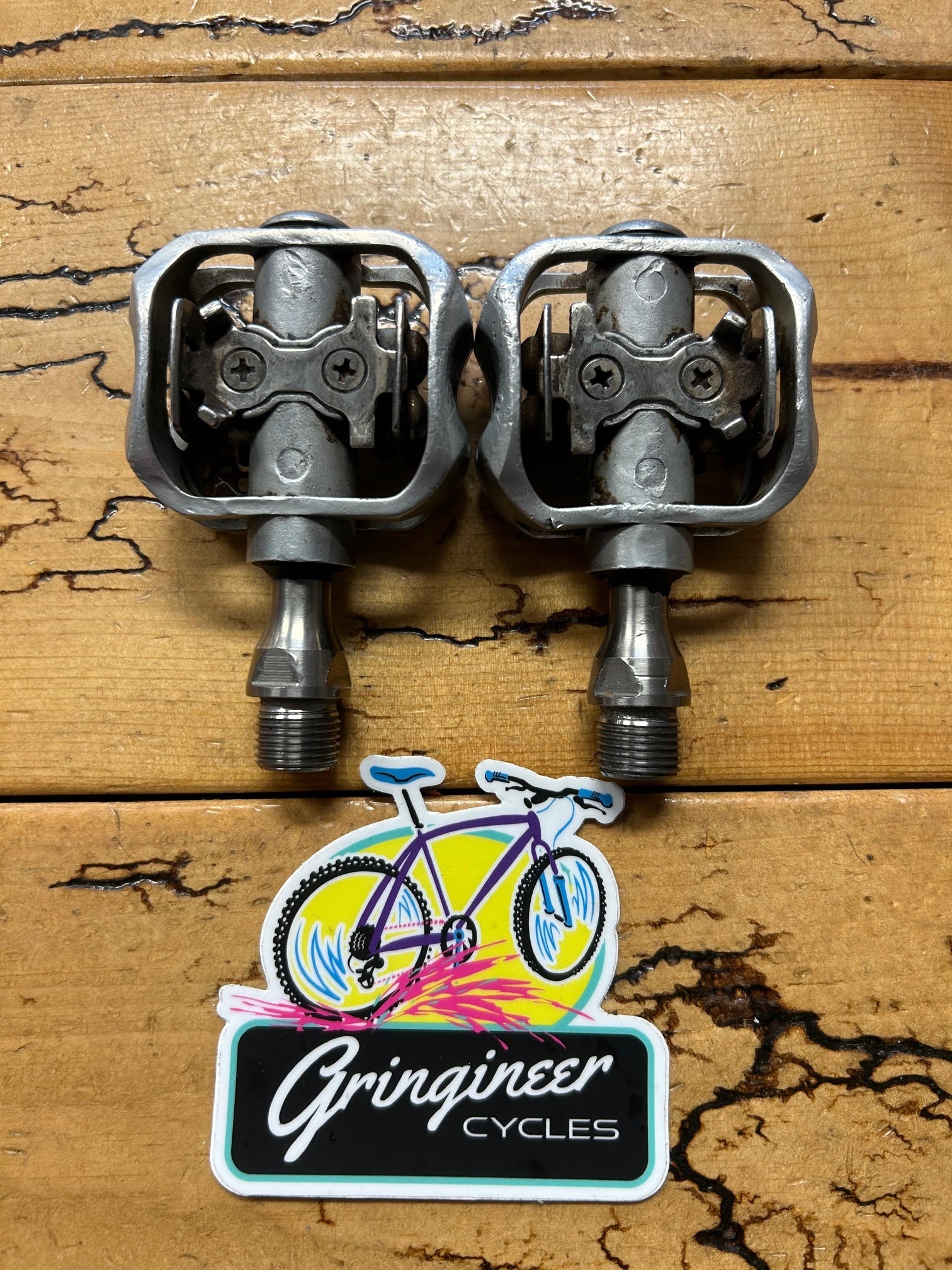Corratec Easy Click Titanium Spindle Pedals