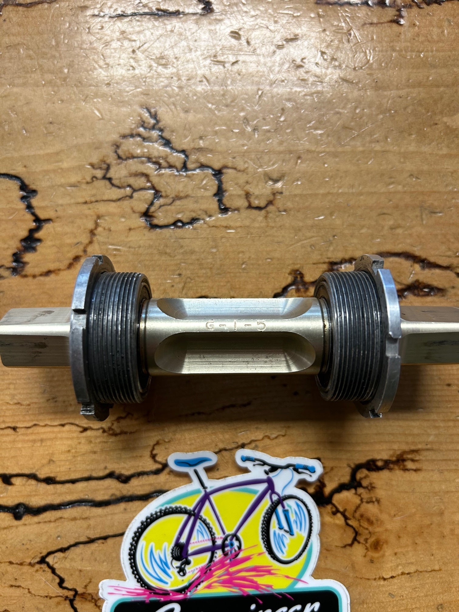 Sampson Stratics 123mmx68mm Titanium Square Taper Bottom Bracket ...
