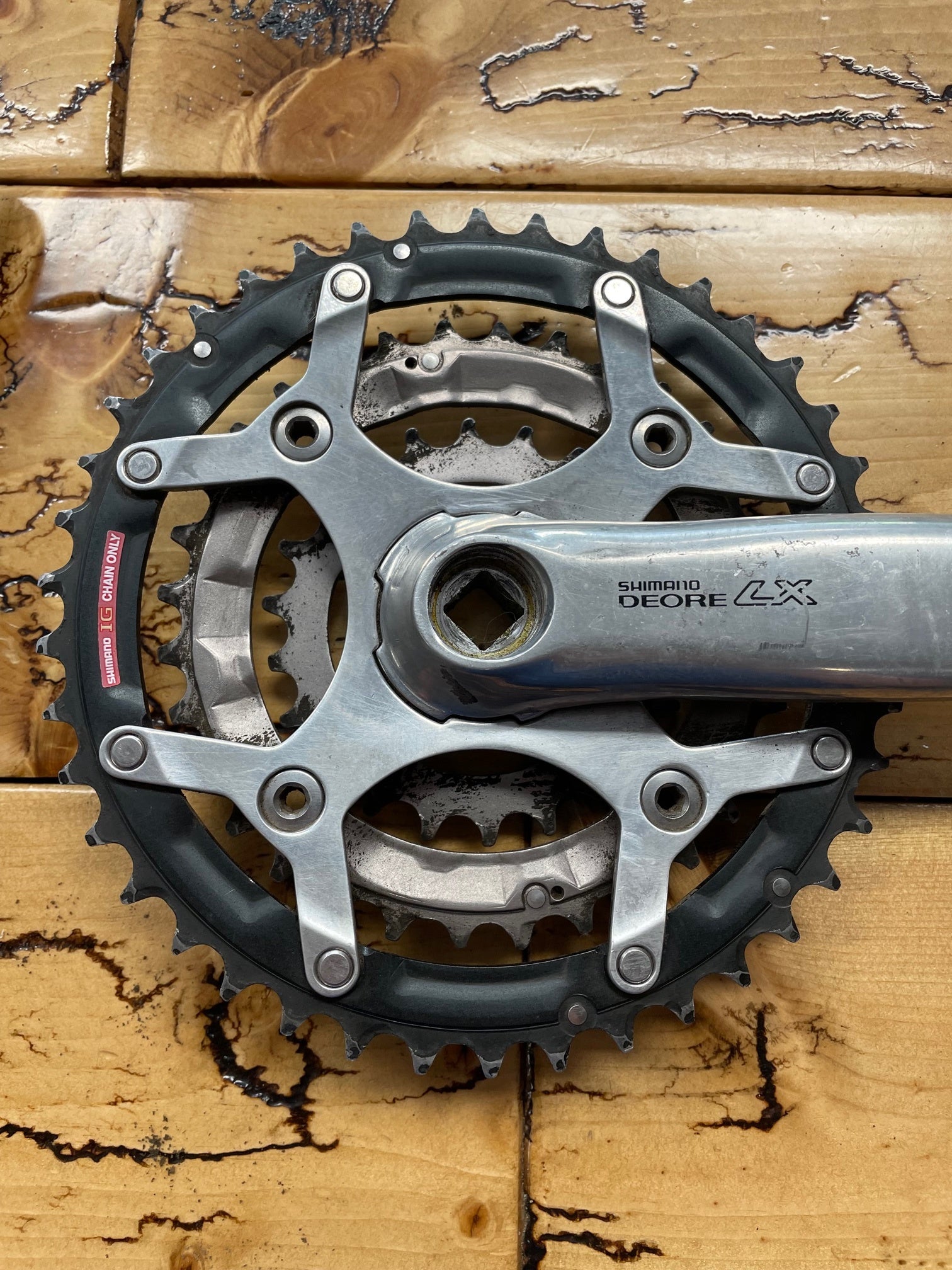 Shimano Deore LX FC-M569 175mm 42/32/22 Crankset – Gringineer Cycles