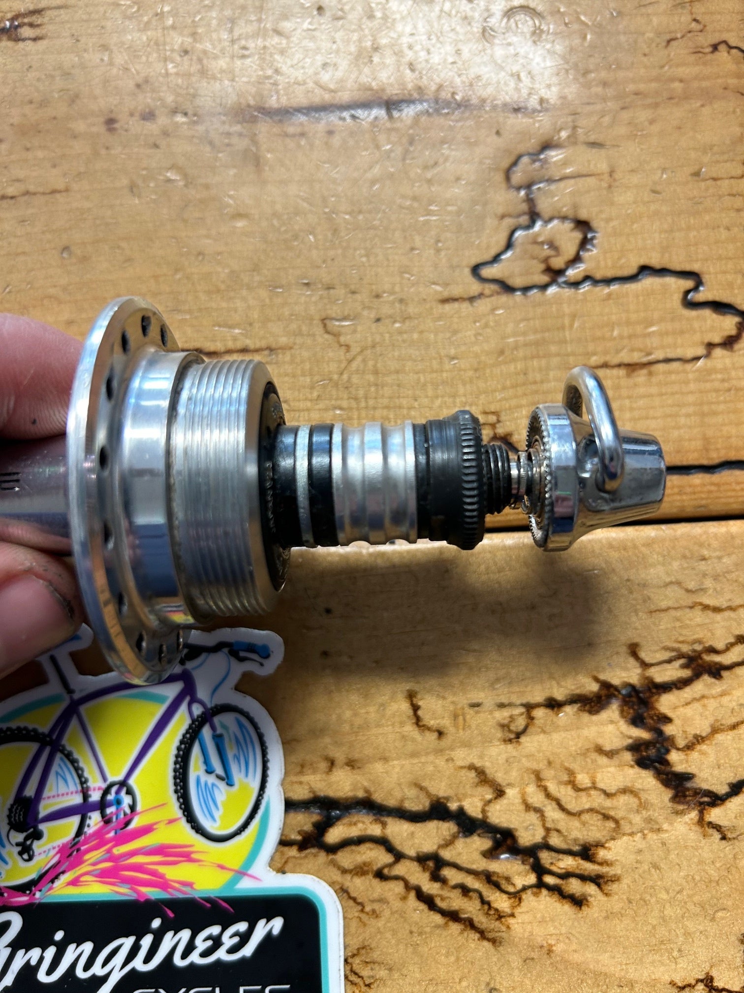 Shimano Dura Ace FH-7400 32 Hole Rear Hub With Skewer – Gringineer