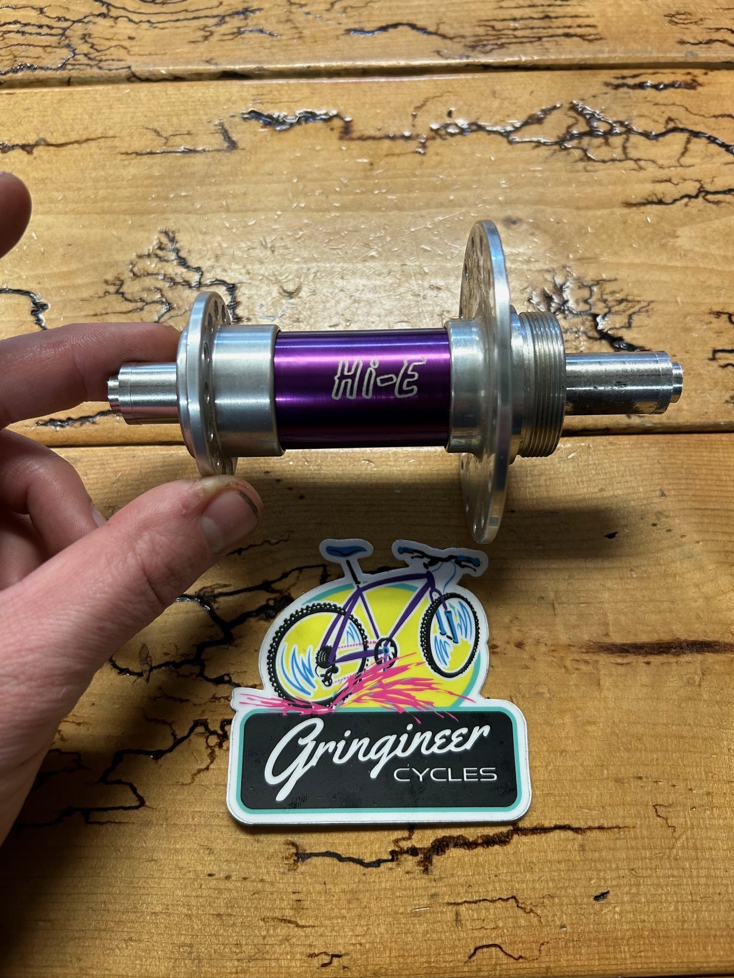 Hi-E Purple 28 Hole 130mm Rear Hub – Gringineer Cycles