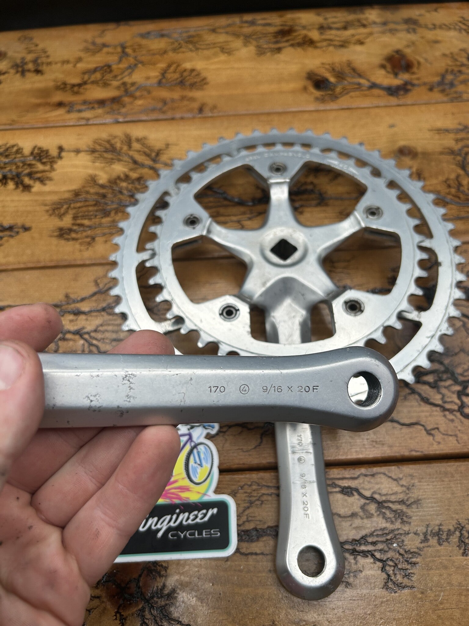 Campagnolo Triomphe 52/40 170mm Crankset – Gringineer Cycles