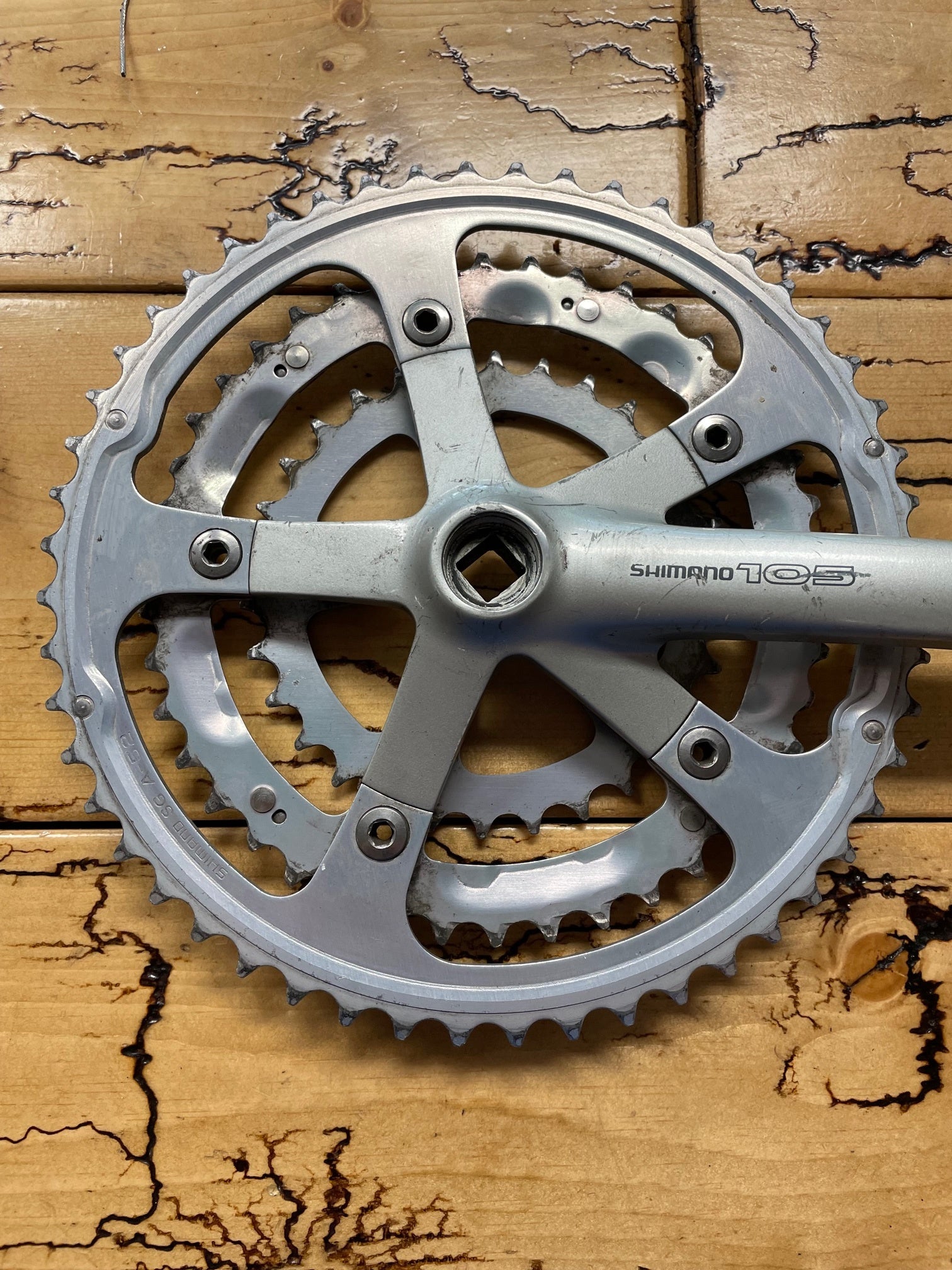 Shimano 105 FC-1057 52/42/30 175mm Crankset – Gringineer Cycles