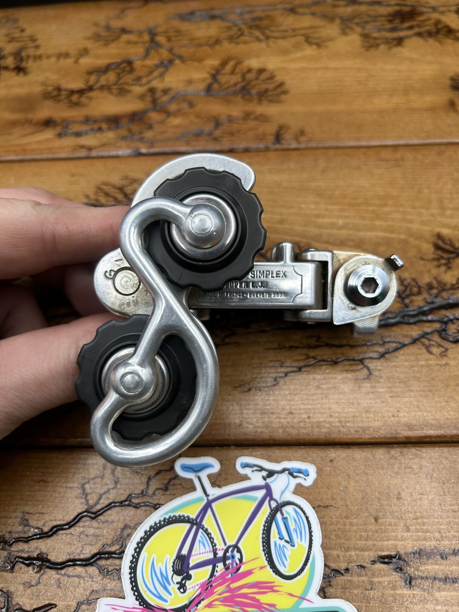 Simplex SLJ 5000 Silver Short Cage Rear Derailleur – Gringineer Cycles