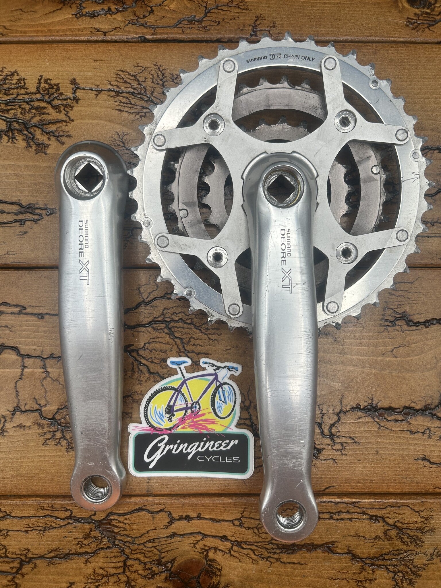 deore lx xt コンポセット　m739 m569 Shimano Deore XT LX M739 M569 Crank Spider 110/74BCD 104/64BCD