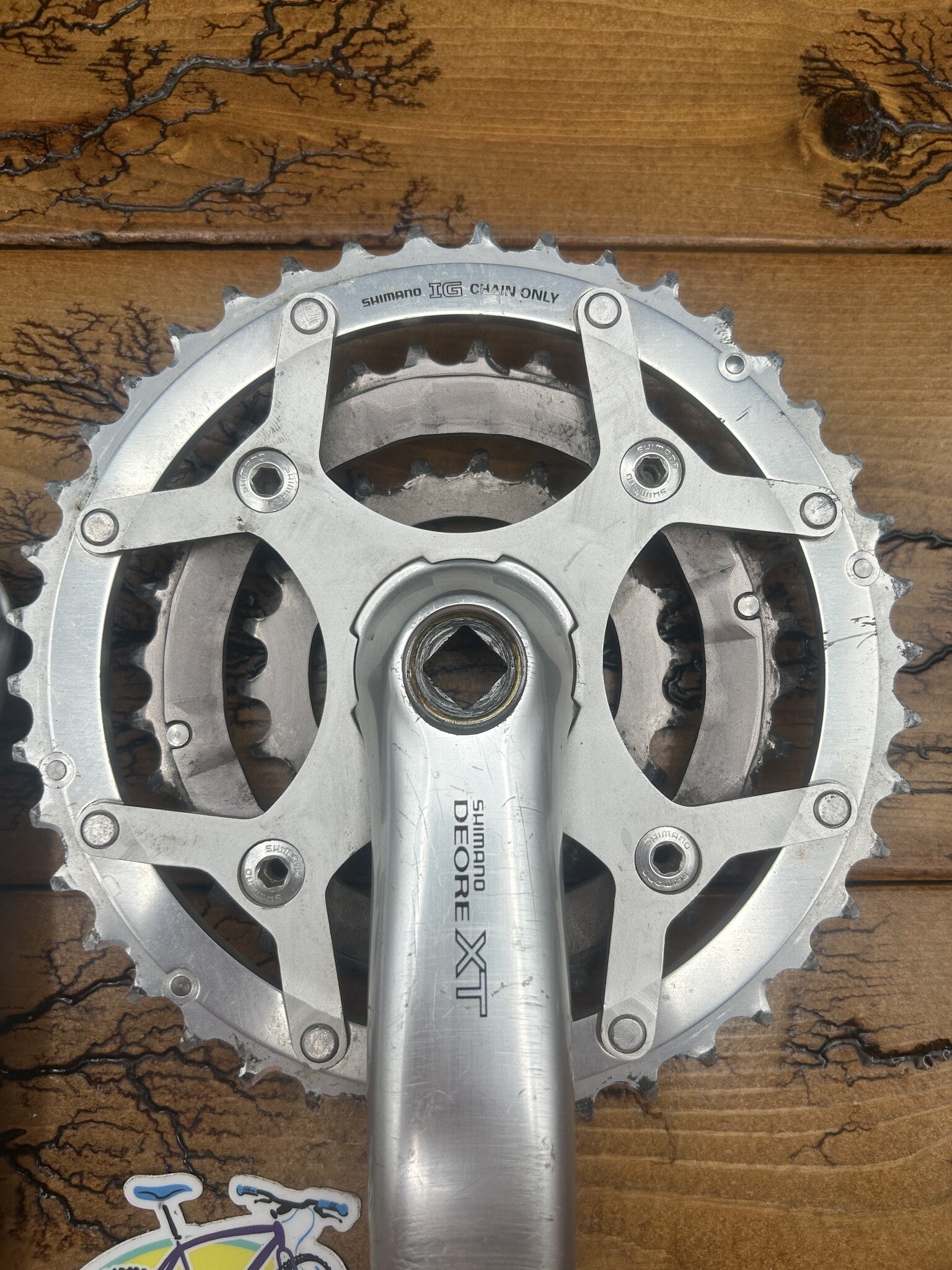 deore lx xt コンポセット　m739 m569 Shimano Deore XT LX M739 M569 Crank Spider 110/74BCD 104/64BCD