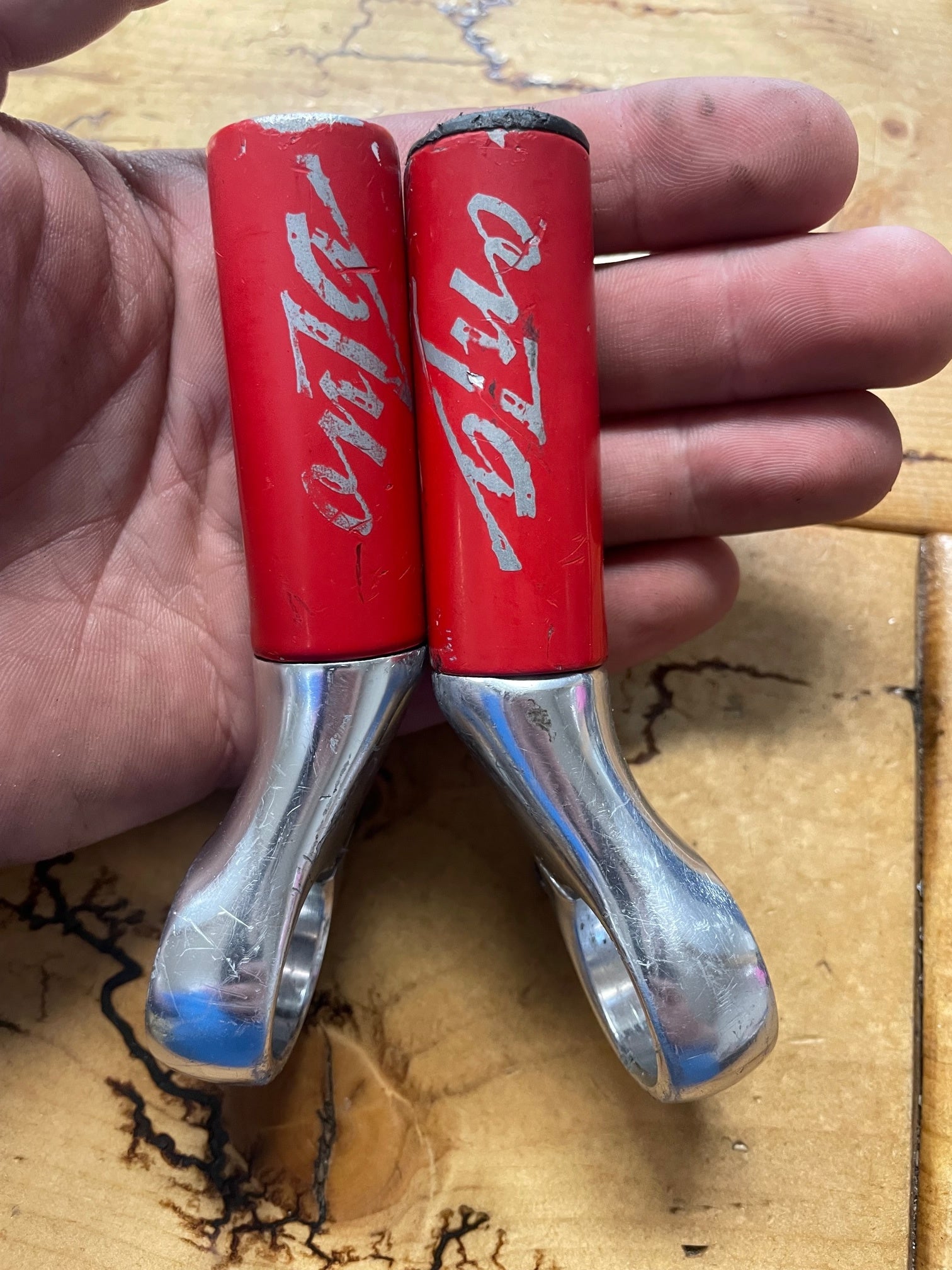 Onza Short Red Bar Ends – Gringineer Cycles