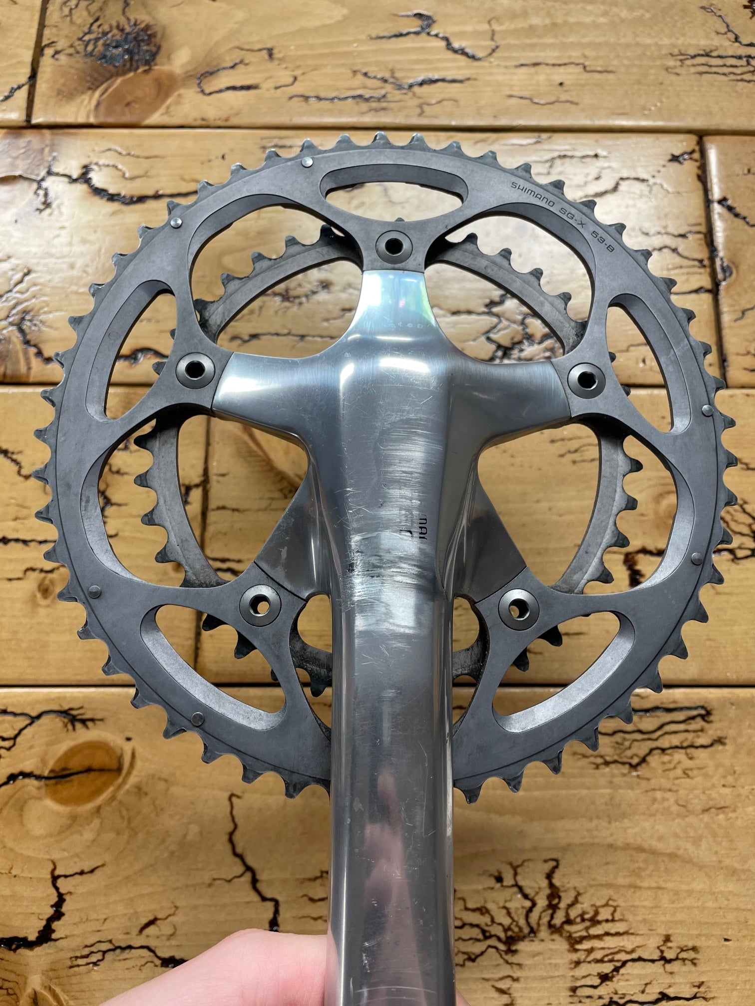 【SHIMANO】 FC6600 ULTEGRA 53/39T 170mm Shimano Ultegra FC 6600 Road Bike Crankset 1725mm 53 39t With