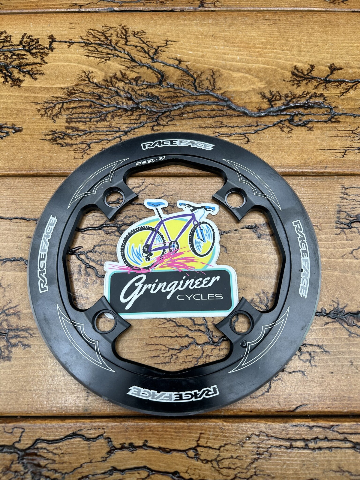 Tooth Bash Raceface 4 Bolt 104BCD 36 Tooth Bash Guard – Gringineer Cycles