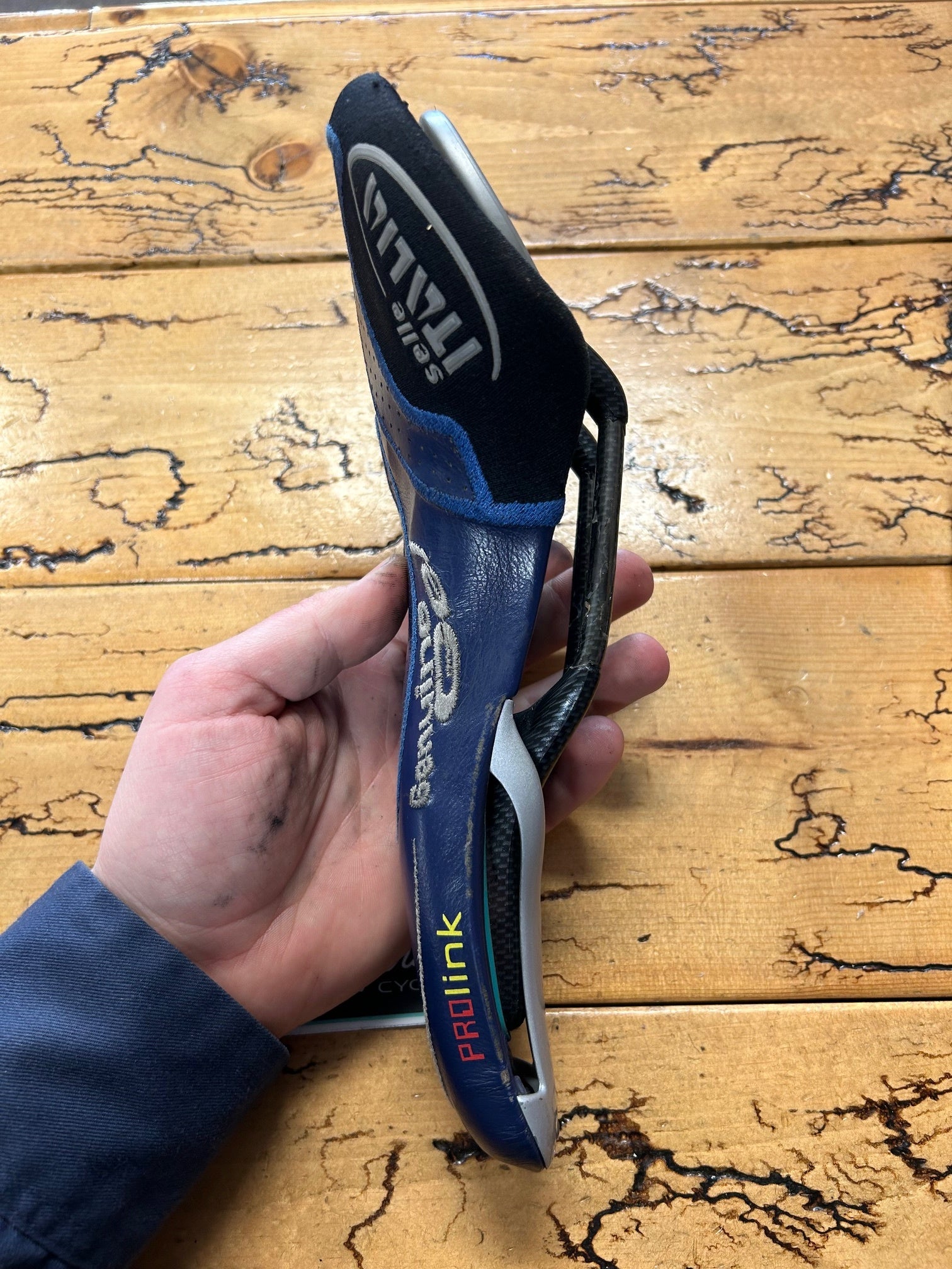 Selle Italia Prolink Blue Genuine Gel Saddle – Gringineer Cycles