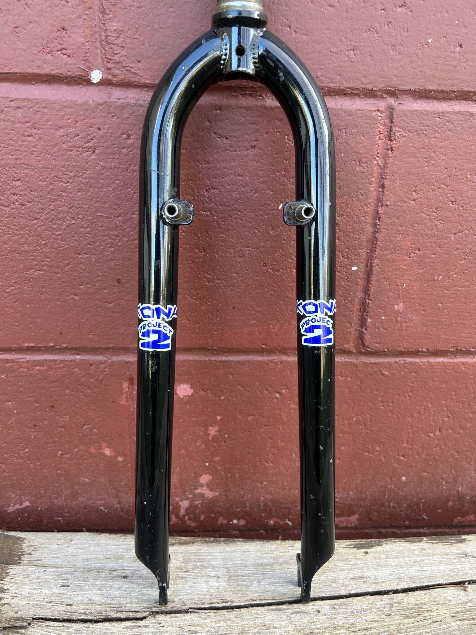 Kona Project Two 700c 1 1/8 Threadless Black Fork – Gringineer Cycles