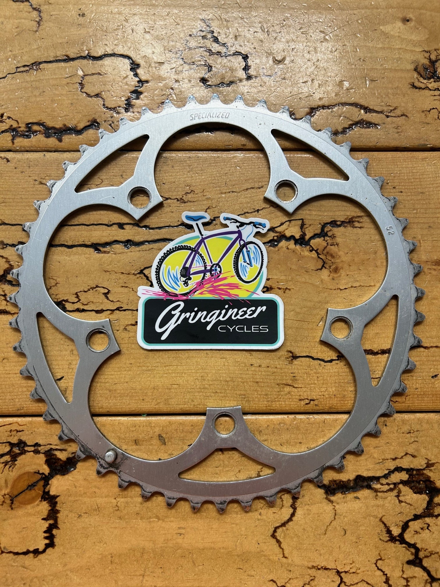 Specialized 52 Tooth 130 BCD Chainring – Gringineer Cycles