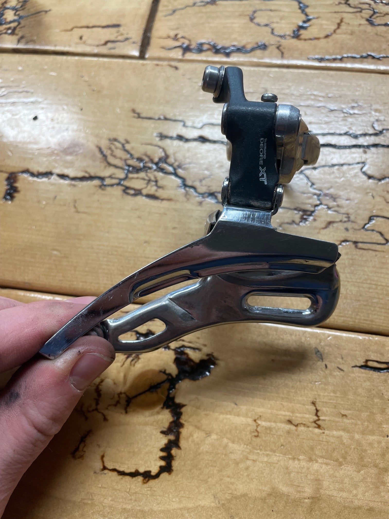 Shimano Deore XT FD-M737 34.9mm Clamp Bottom Pull Front Derailleur