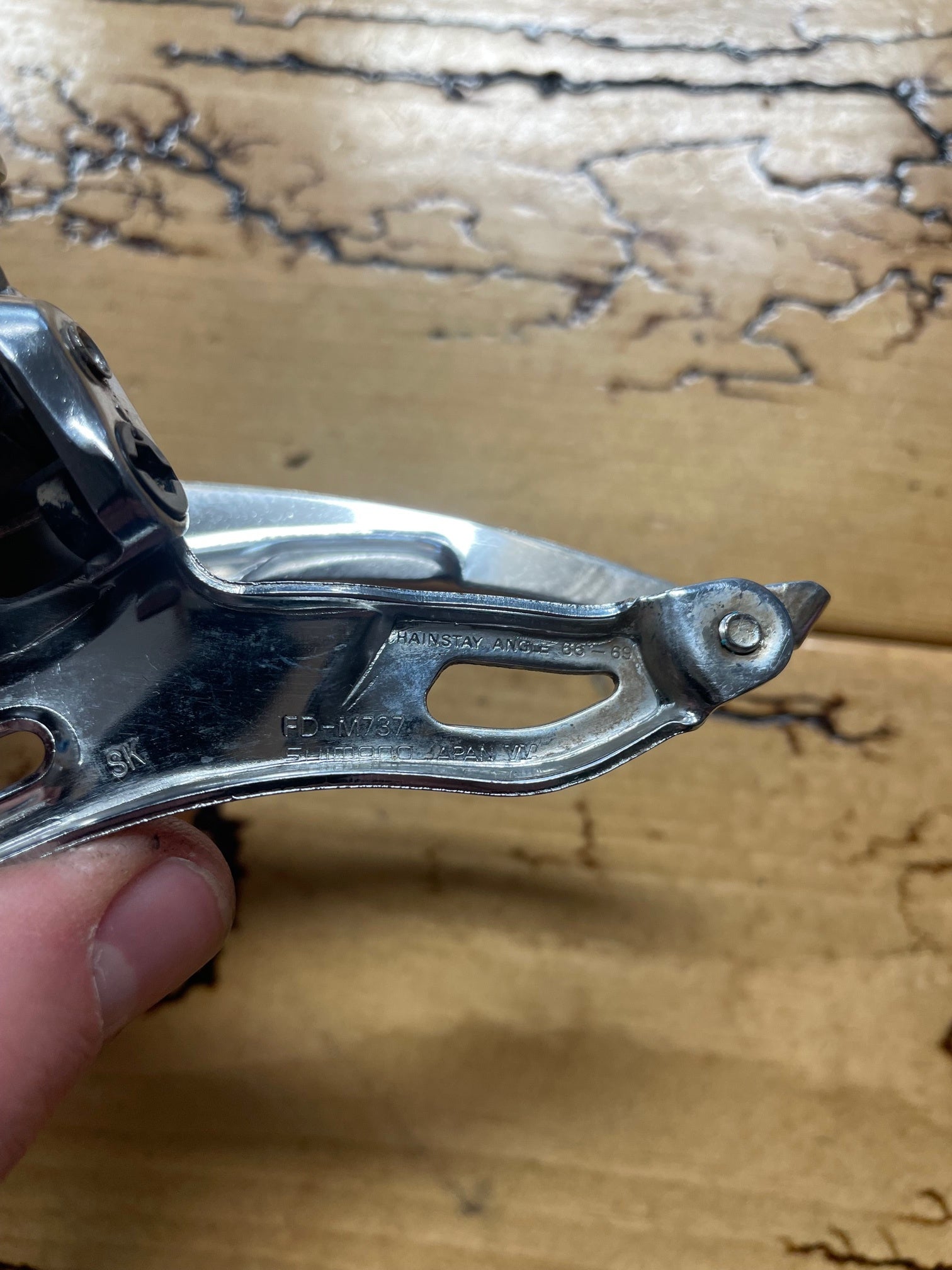Shimano Deore XT FD-M737 34.9mm Clamp Bottom Pull Front Derailleur