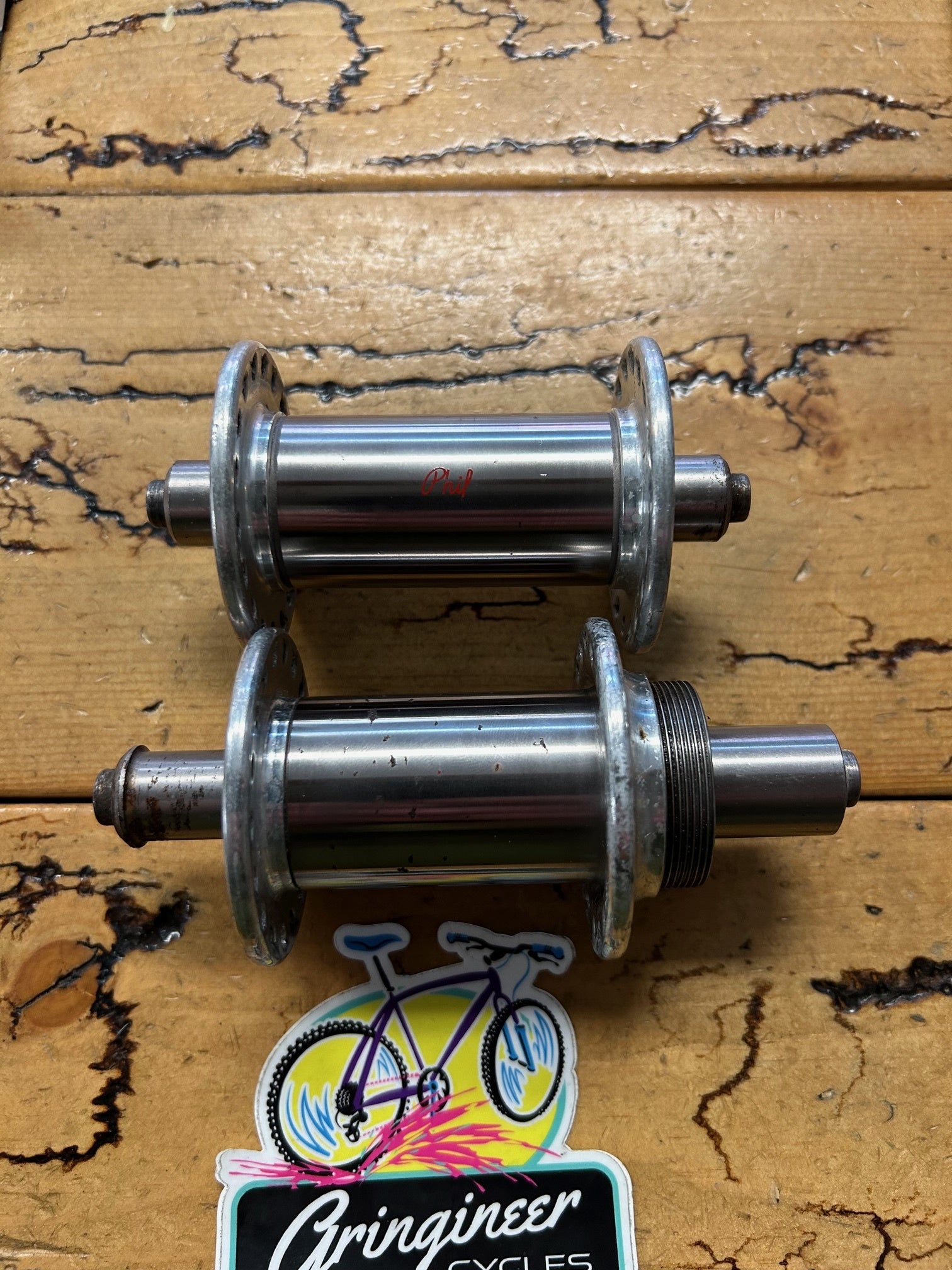 Phil Wood 100/120 36 Hole 3 Piece Hub Set – Gringineer Cycles