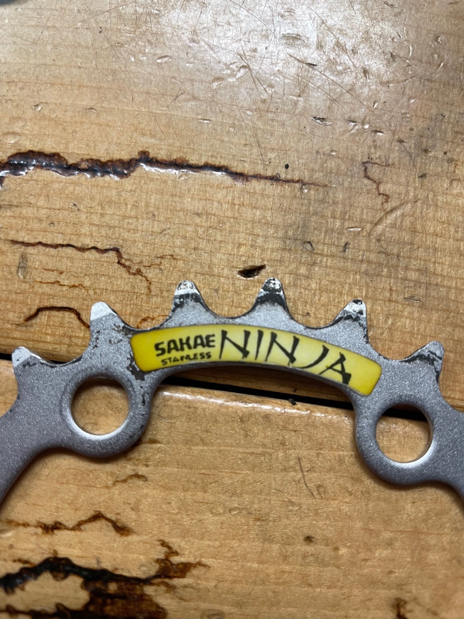 Sakae Ninja 24 Tooth Stainless Steel 5 Bolt 74BCD Chainring 24t