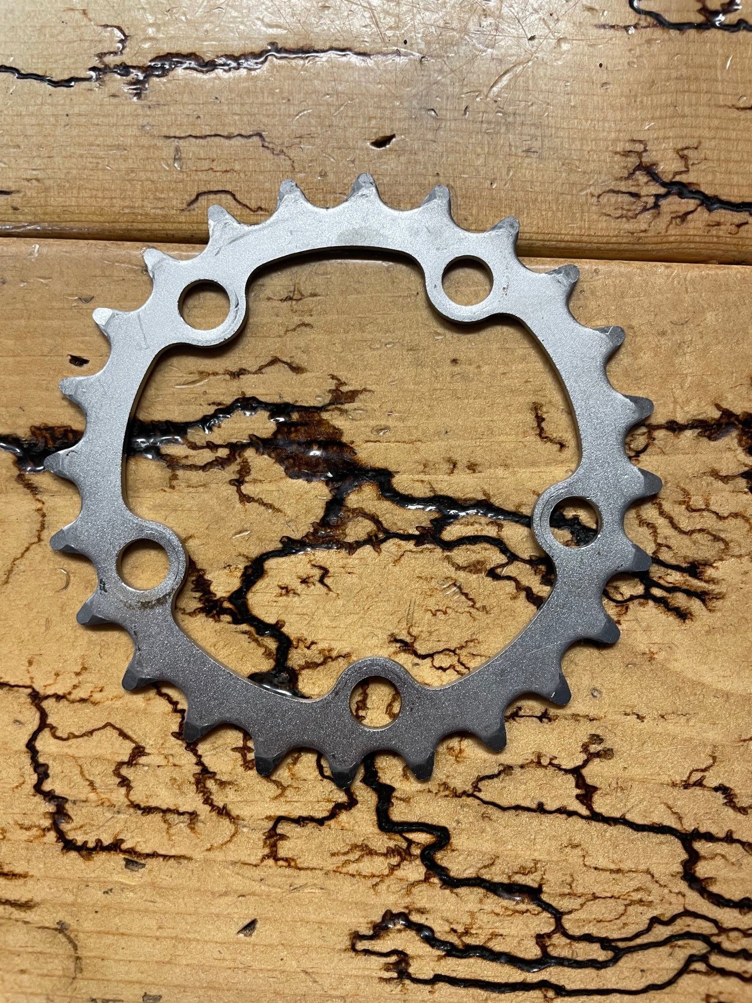 Sakae Ninja 24 Tooth Stainless Steel 5 Bolt 74BCD Chainring 24t