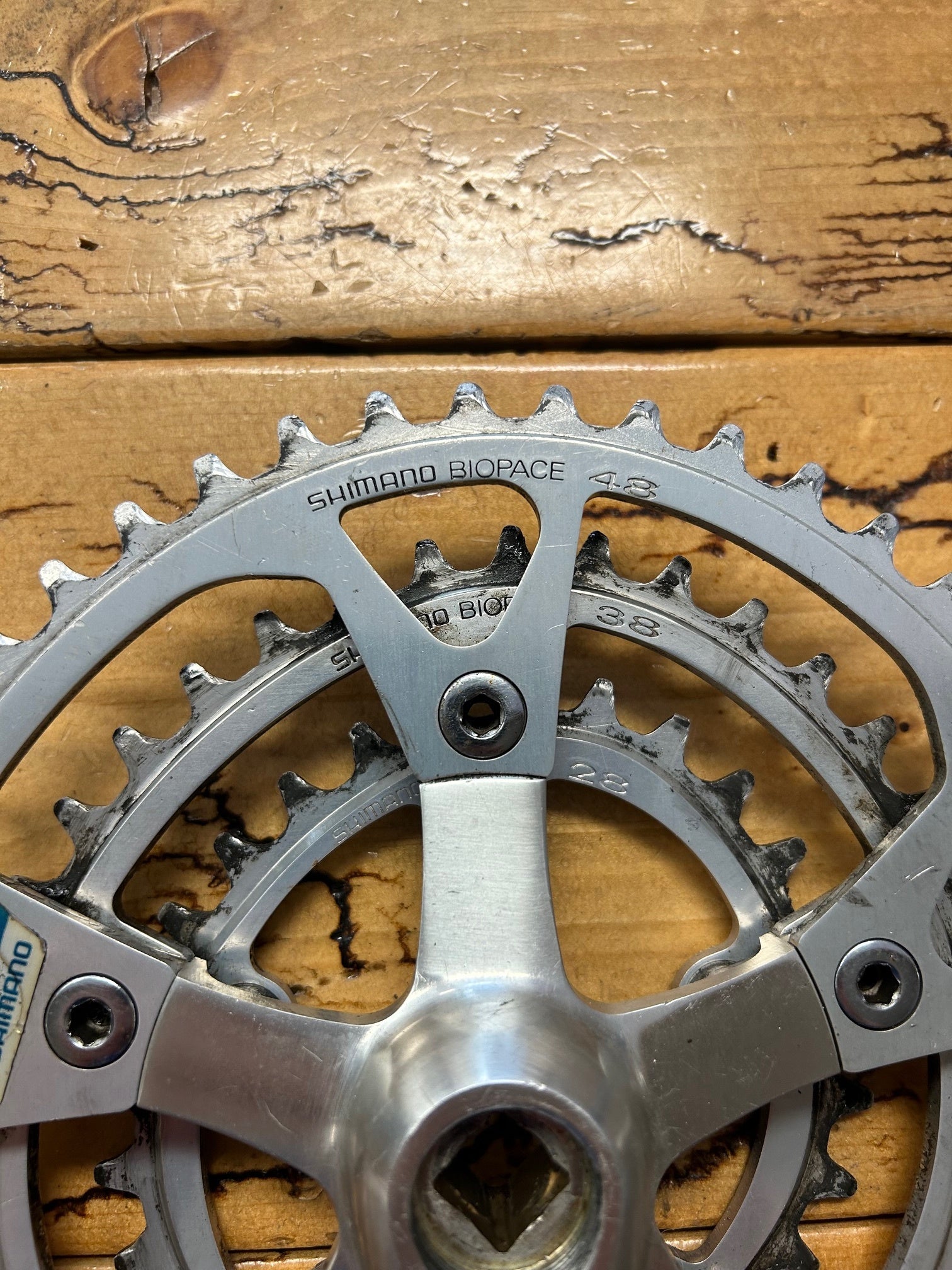 rennrad lakes txr 6006 Shimano 600EX M700 FC-6206 175mm 48/38/28 Crankset – Gringineer Cycles