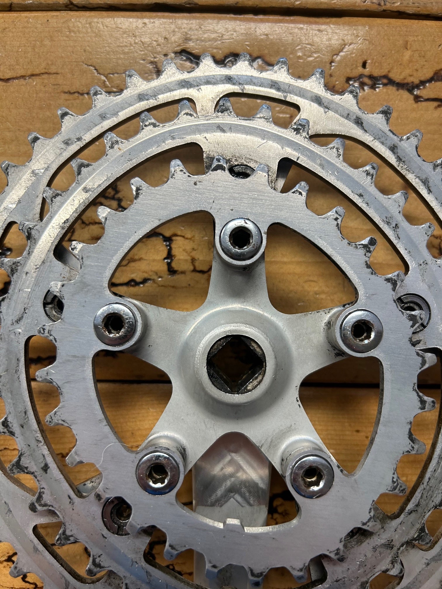 rennrad lakes txr 6006 Shimano 600EX M700 FC-6206 175mm 48/38/28 Crankset – Gringineer Cycles