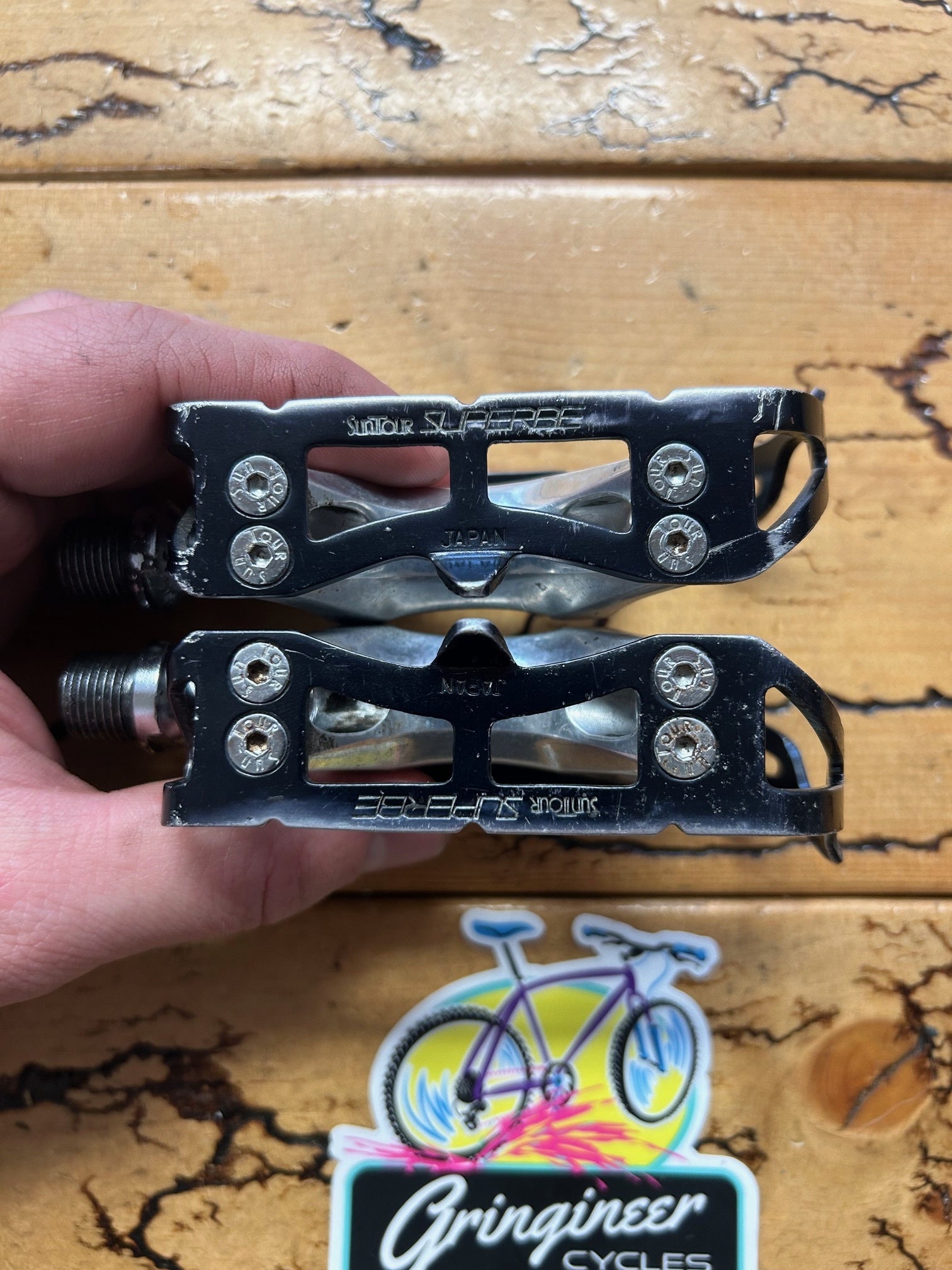 suntour pedale Suntour Superbe Pro PL-4000 Pedals – Gringineer Cycles