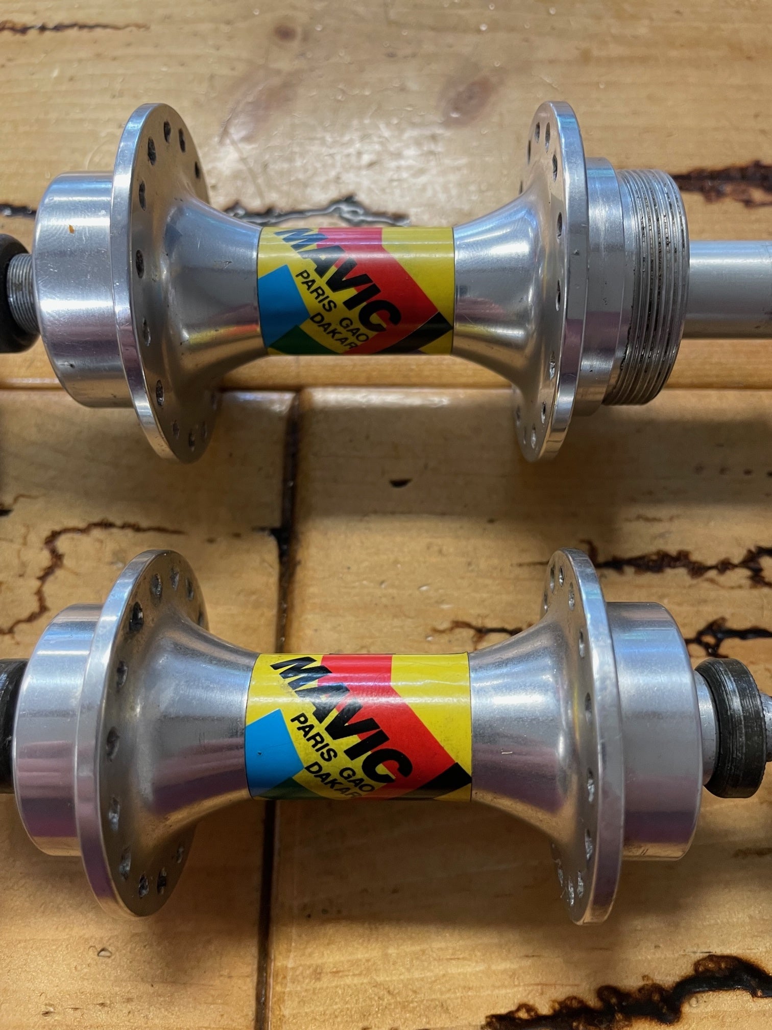 Mavic Paris Gao Dakar Silver Hub Set – Gringineer Cycles