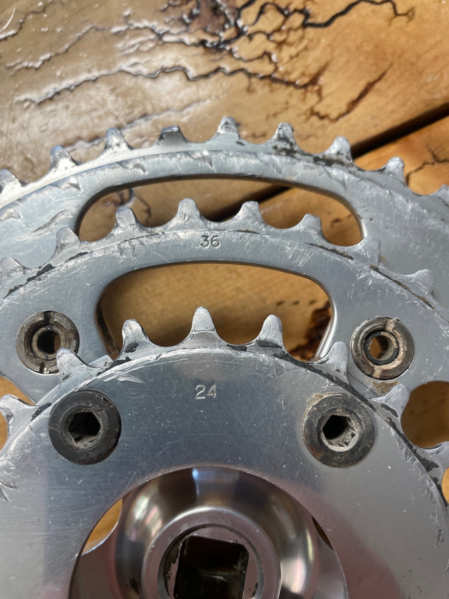 Mavic 637 MTB 46/36/24 Triple 175mm Crankset – Gringineer Cycles