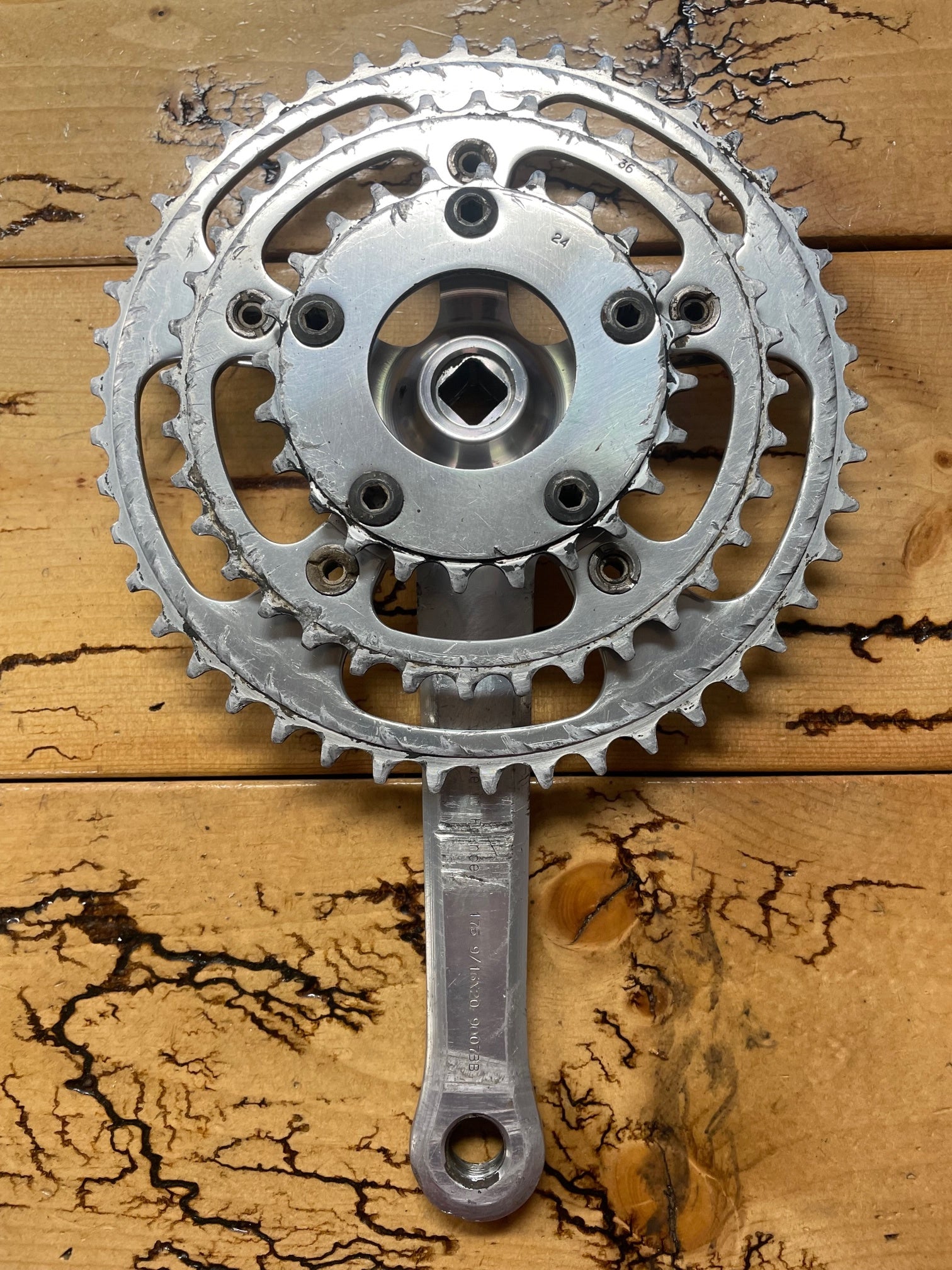 Mavic MTB 46/36/24 Triple 175mm Crankset – Gringineer Cycles