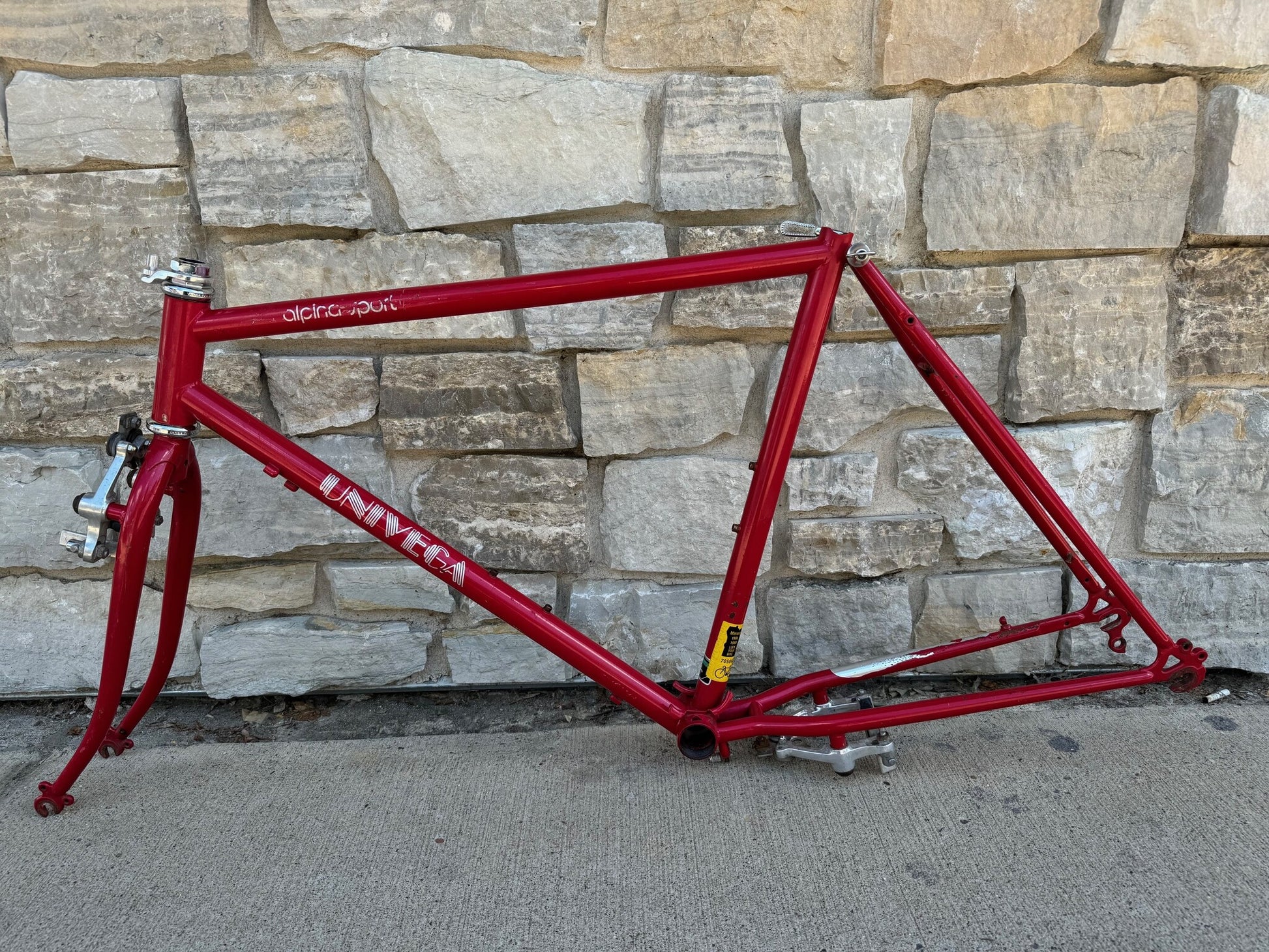univega fahrradrahmen 1986 19" Univega Alpina Sport Frame Set – Gringineer Cycles