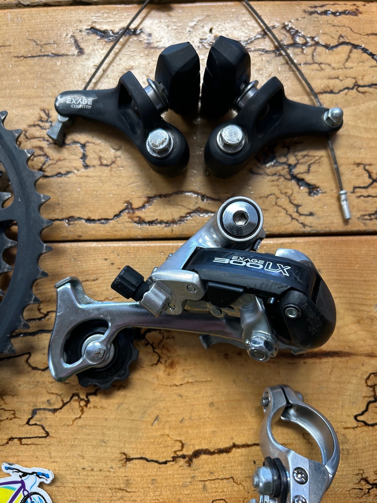 Shimano Exage Mini Group Crankset, FD, RD, 1 Brake – Gringineer Cycles