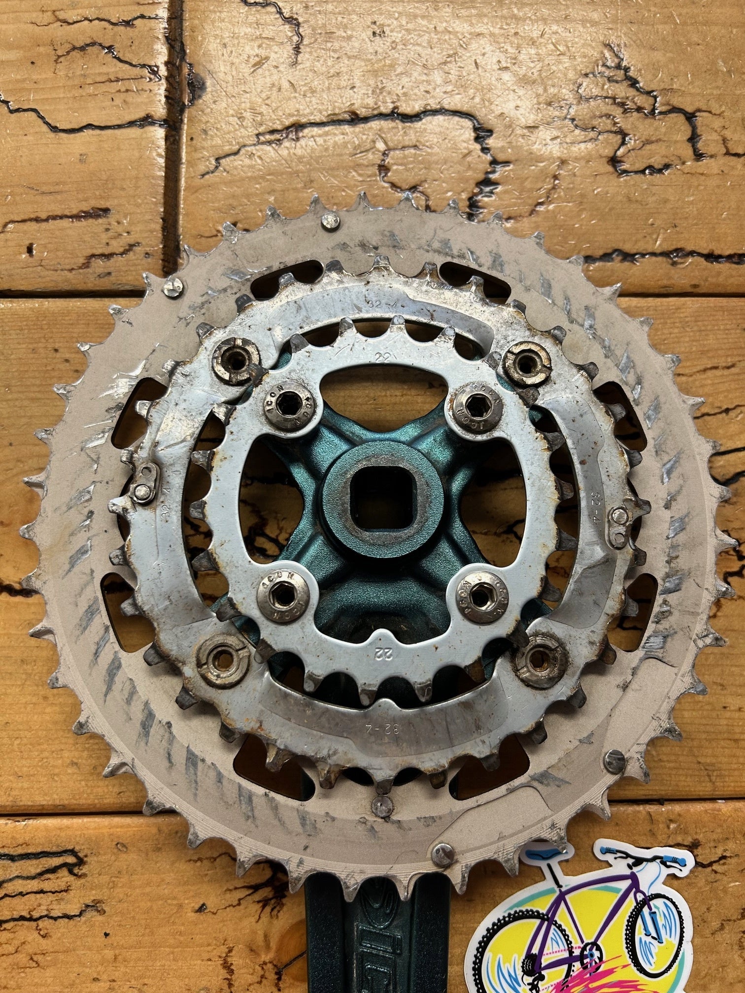 Trek Icon 44/32/22 175mm Square Taper Crankset – Gringineer Cycles