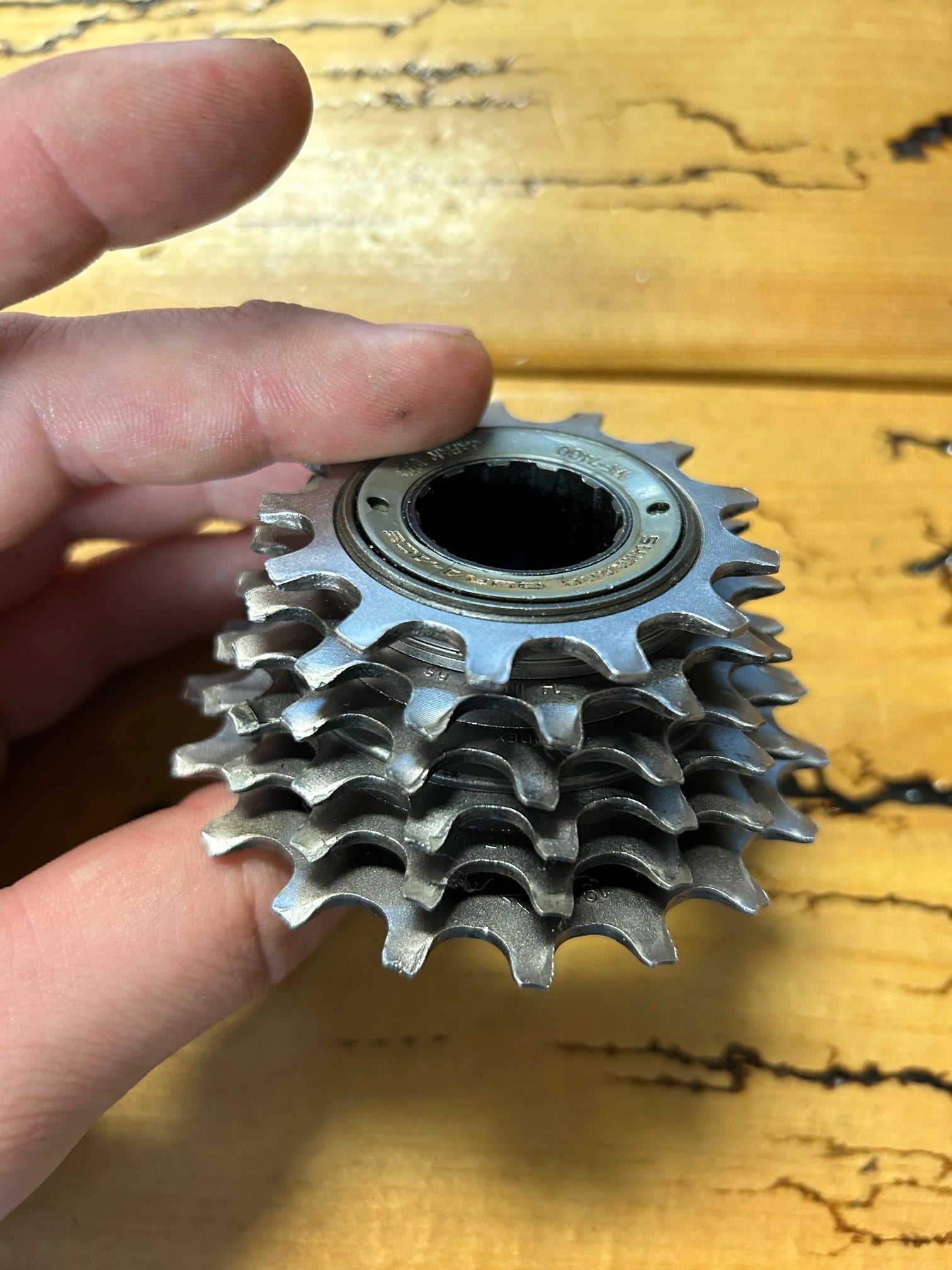 Shimano Dura Ace MF-7400 6 Speed 13-19 Freewheel – Gringineer Cycles